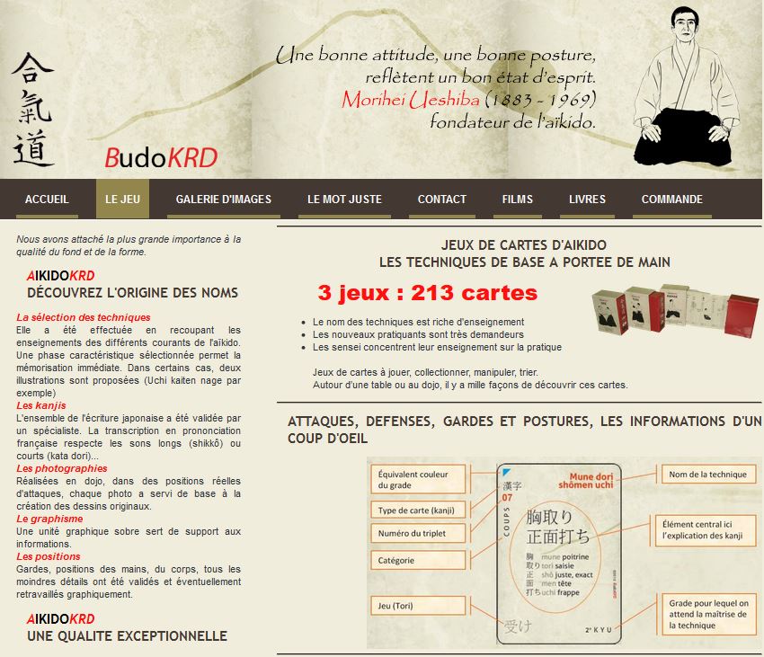 Le site BudoKRD, l'Aïkido en cartes