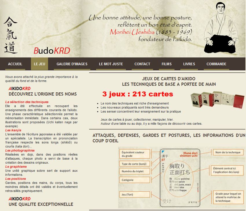 Le site BudoKRD, l'Aïkido en cartes